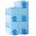 Découvrez les conteneurs empilables WaterBrick 3,5 gallons en bleu (pack de 8) pour stocker de l'eau et des aliments. Robustes et pratiques. 🌊🍲 Apprenez-en plus !