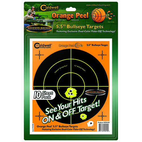 Avec les cibles Orange Peel® de Caldwell®, vois instantanément tes impacts grâce à la technologie de flocage bicolore. Idéales pour un tir précis et facile à longue distance!