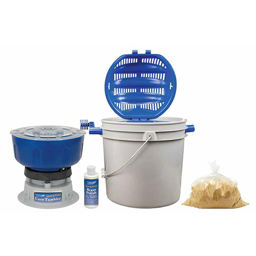 Le kit Frankford Arsenal Quick-N-EZ te permet de nettoyer rapidement et facilement jusqu'à 600 douilles 9mm, avec tout le nécessaire inclus.