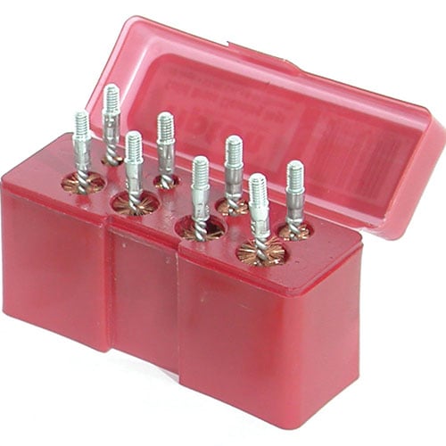 Le set de brosses de nettoyage Tipton offre des brosses en bronze de qualité, spécifiques aux calibres, dans une boîte durable pour un entretien facile de ton arme.