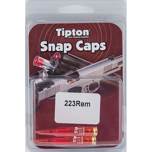 Les Snap Caps Tipton sont idéaux pour éviter d'endommager le percuteur, ajuster la détente et relâcher la tension des ressorts lors du stockage de tes armes.