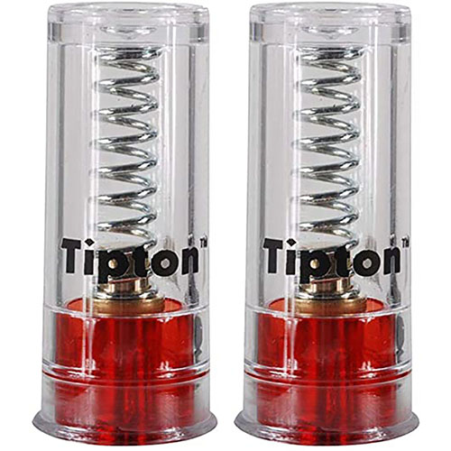 Les Snap Caps Tipton pour fusil de chasse 12 Gauge protègent ton arme en évitant de frapper un percuteur vide et te permettent d'ajuster la détente facilement.
