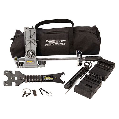 Le kit Wheeler Delta Series AR Armorer's Essentials contient tous les outils essentiels pour construire, réparer et entretenir ton AR-15/M16 avec précision.