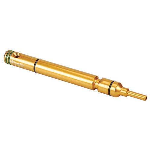 Le Bore Guide Wheeler Delta Series 300 Blackout est conçu pour AR-15, empêchant les solvants de fuir et offrant un accès facile grâce à son port pratique.