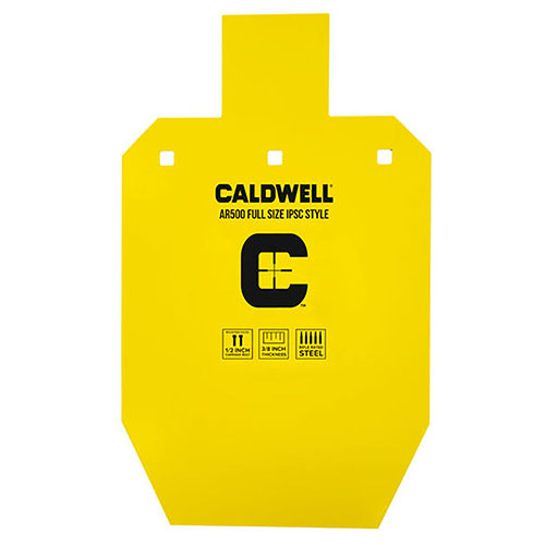 Les cibles Caldwell AR500 sont en acier trempé, faciles à voir, résistantes jusqu'à 3000 fps et disponibles en 7 tailles pour tous tes entraînements.