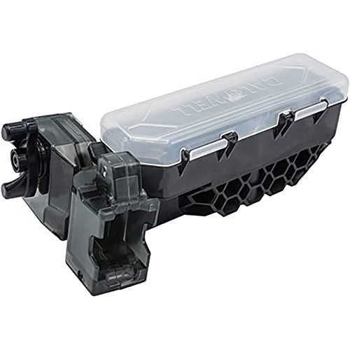 Le Caldwell 22LR Rotary Mag Charger est le chargeur de chargeurs le plus rapide, capable de charger 100 cartouches 22LR facilement et rapidement.