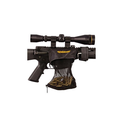 Le Caldwell AR-15 Brass Catcher se fixe facilement à ton AR, capture jusqu'à 30 douilles et évite les brûlures tout en maintenant le bon fonctionnement de ton arme.