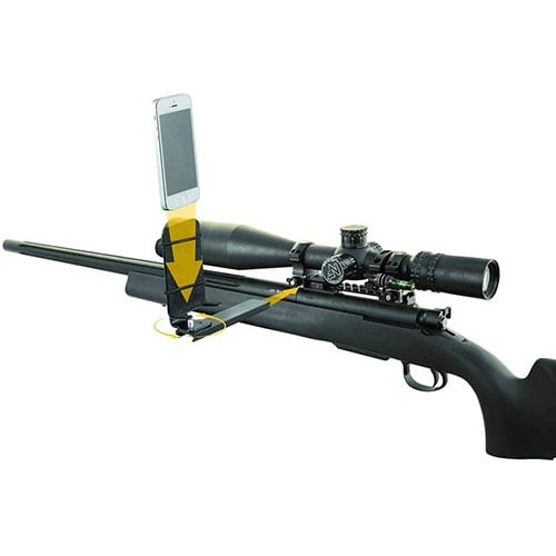 Le support de téléphone Caldwell® Pic Rail te permet de fixer ton smartphone sur un rail picatinny pour filmer ou afficher des données, tout en étant ultra résistant.