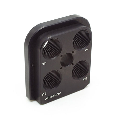 Le Toolhead ARMANOV Dillon RL550 offre un alignement parfait des douilles grâce à son système Zero Play et Free Float, pour des munitions plus concentriques.