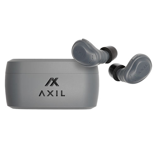 Avec les écouteurs AXIL XCOR, améliore ton ouïe tout en protégeant tes oreilles grâce à une protection SNR de 29 dB, un contrôle tactile et un boîtier de chargement USB-C.