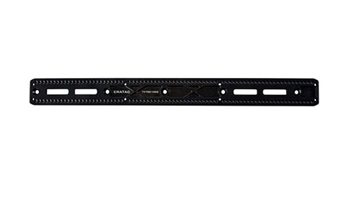 Avec le système ARCA-Rail M-LOK d'ERATAC, tu peux facilement adapter ton équipement à presque tous les bipieds ou trépieds grâce à ses deux curseurs.