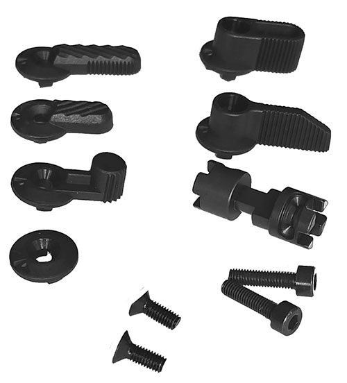 Améliore ton HK MR223 ou MR308 avec le ERATAC Trigger et son AR-Safety Selector Shaft, facile à installer avec les leviers HK d'origine et des rouleaux de rechange inclus.