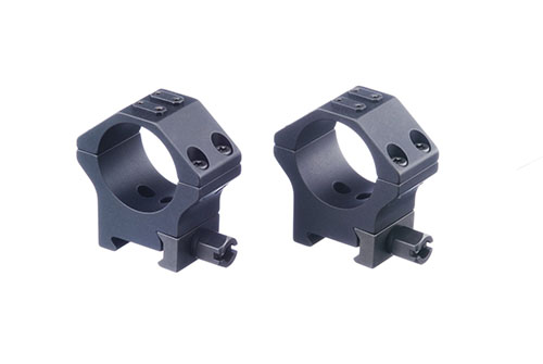 Les anneaux ERATAC en aluminium de qualité aéronautique offrent un montage rapide avec levier, tension ajustable et interface modulaire pour accessoires.