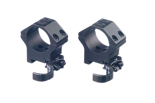 Les supports de montage ERATAC en aluminium de qualité aéronautique offrent une fixation rapide et adaptable, avec une interface modulaire pour accessoires.