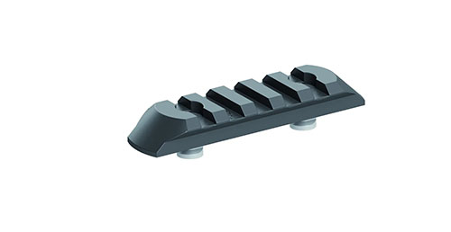Le rail Picatinny KeyMod de 5 slots d'ERATAC te permet d'ajouter facilement des accessoires à ton arme pour une personnalisation optimale et une utilisation pratique.
