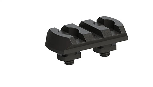 Le rail Picatinny M-LOK 3 slots d'ERATAC te permet d'ajouter facilement des accessoires à ton arme, tout en offrant robustesse et légèreté pour une utilisation optimale.
