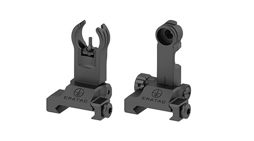 Les Backup Sights ERATAC offrent une construction robuste, un système de pivot anti-impact et un design ultra-plat pour un co-witness parfait avec ton AR-15.