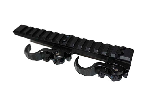 Avec le Picatinny Riser BH15 L160 d'ERATAC, monte facilement tes accessoires tactiques et élève ton red dot pour une visée plus confortable et précise.