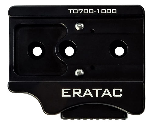Le Ball-Locking Slider pour ERATAC ARCA Rail offre une résistance au recul sans jeu et un déverrouillage rapide à une main grâce à son mécanisme ergonomique.