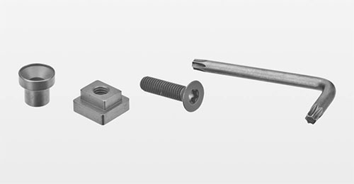 Améliore ton ERA-TAC Harris Adapter avec ce kit de conversion qui te permet de passer à la version slot-nut, incluant tous les composants nécessaires.