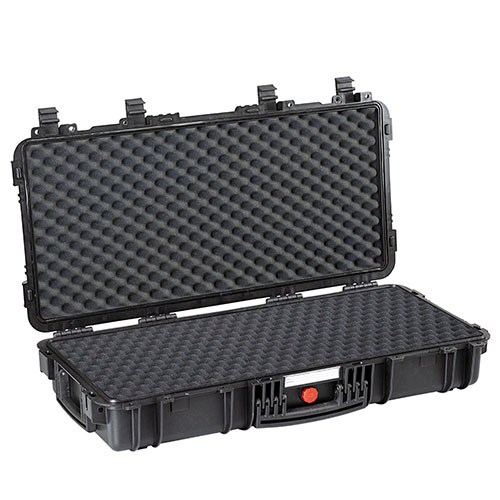 Protège ton équipement avec le RED 7814 d'EXPLORER CASES : indestructible, étanche, sécurisé et optimisé pour le transport aérien, idéal pour tes armes.