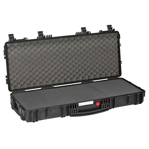 Protège ton arme avec le RED 9413 d'EXPLORER CASES : indestructible, étanche, sécurisé, et personnalisable avec un transport facile grâce à sa poignée ou ses sangles.