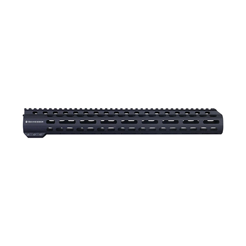 Le SCHMEISSER Handguard Free Float M-Lok allie légèreté et robustesse, avec un design Slim-Line et des inserts en acier pour une durabilité optimale.