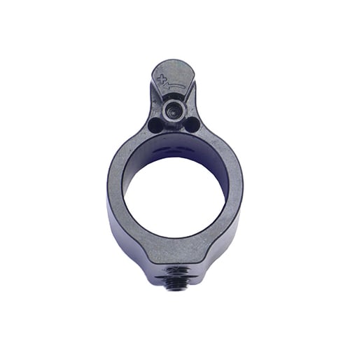 Le gasblock SCHMEISSER est ajustable, avec 20 positions, un détrompeur éloigné du trou de gaz pour éviter l'accumulation de carbone et une construction symétrique.