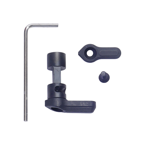 Le sélecteur de sécurité ambidextre Schmeisser offre une opération double face 45°/90° pour un maximum de sécurité et un confort optimal grâce à ses surfaces intérieures lisses.