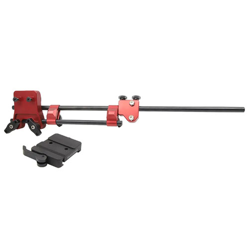 Utilise ton MagnetoSpeed® V3 sans affecter l'harmonique de ton arme grâce à ce support en aluminium 6061, réglable et résistant aux chocs et à la corrosion.