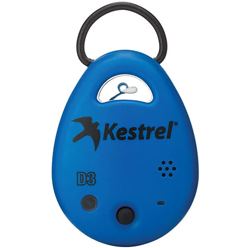 Le Kestrel DROP D3 te permet de mesurer avec précision la température, l'humidité et la pression, idéal pour le tir longue distance et les activités en extérieur.