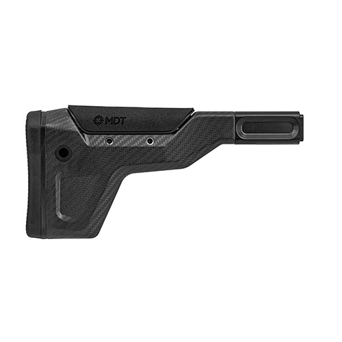 Le HNT Buttstock en carbone ultra-léger offre stabilité, réglabilité et compacité, idéal pour la chasse, la compétition et le transport en terrain difficile.