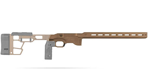 Le chassis ACC Premier GEN2 offre une stabilité exceptionnelle, une ergonomie ajustable, et une installation facile, idéal pour les compétitions de tir.