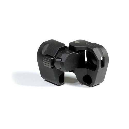 Améliore ta flexibilité de transport et de stockage avec l'adaptateur de crosse pliable MDT, compatible avec la plupart des carabines à verrou et offrant un verrouillage 1 voie.