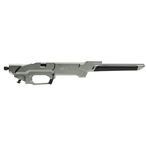 Crée ton propre ESS Chassis pour Remington 700 avec différentes longueurs de forend, options de stock et accessoires M-LOK pour une personnalisation optimale.