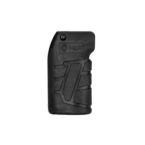 Le MDT Vertical Grip Elite est le grip le plus ajustable pour l'interface AR-15, compatible avec les fusils chassis et AR10/15 selon le modèle.