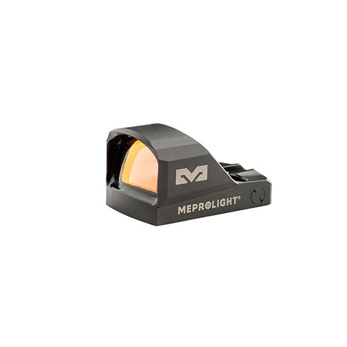 Le Mepro MPO-DS est une optique red dot efficace avec un point rouge de 3.5 MOA, contrôle de luminosité automatique et une batterie CR2032 de 3 ans.