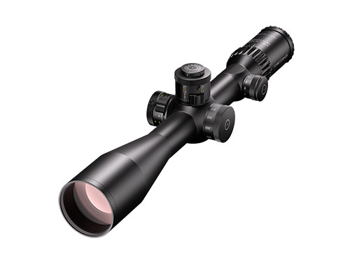 Le Schmidt & Bender 5–45x56 PM II High Power offre une précision exceptionnelle avec un grossissement polyvalent et un réglage fin de 0,05 mrad pour des tirs précis.