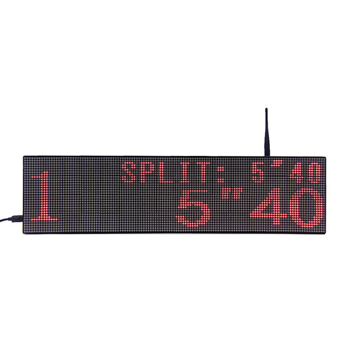 Affiche ton timing et tes tirs avec le SPECIAL PIE Wireless LED Display, synchronisé jusqu'à 200m, idéal pour intérieur et extérieur, facile à installer.