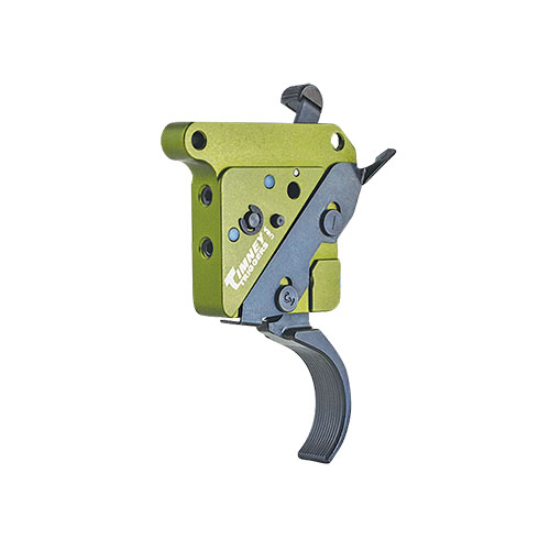 Améliore ton tir avec la détente Timney Elite Hunter pour Remington 700, facile à installer, ajustable de 2 à 4 lb, disponible en finition nickelée.