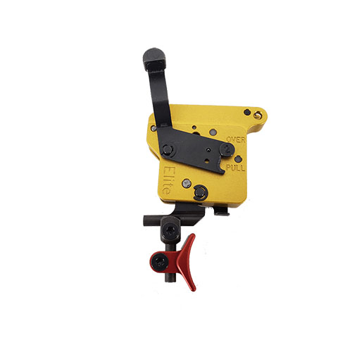 Améliore ta précision avec la détente Timney pour Remington 7 Calvin Elite, facile à installer et sécurisée grâce à son système de blocage.