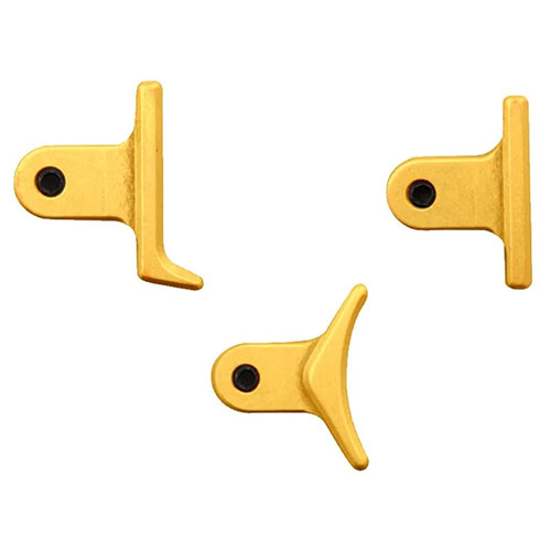 Améliore ton tir avec les chaussures de détente réglables Calvin Elite de Timney, disponibles en plusieurs couleurs et incluant des modèles heeled, curved et straight.