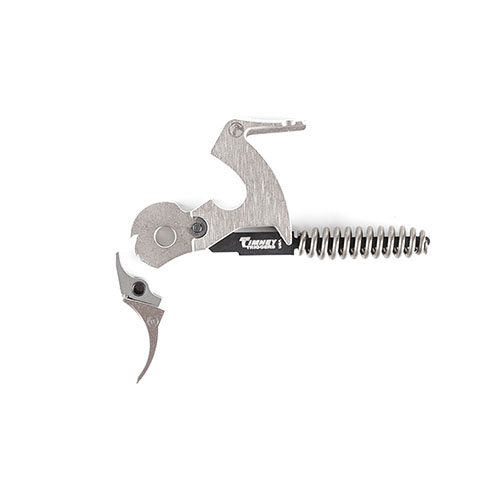 Améliore ta précision avec la détente Marlin Timney, poids de tir de 3-3,5lb, installation facile et garantie à vie, fabriquée aux USA.