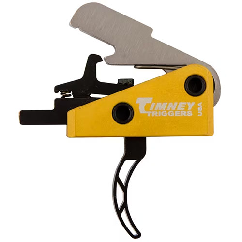 Le déclencheur Timney AR15 Large Pin Solid offre une sensation de tir précise, sans ajustements, dans un boîtier en aluminium léger et durable.