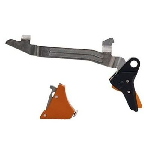 Le GLOCK TRIGGER Timney avec un poids de détente de 3 lb offre une prise légère et précise, facile à installer et ultra fiable pour tes Glocks Gen 5.