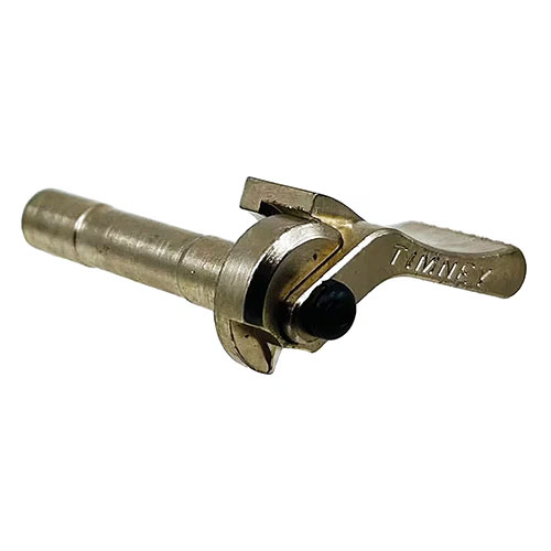 Améliore la sécurité de ton Mauser 98 avec ce levier de sécurité basse profil Timney, nickelé, offrant durabilité et résistance à la corrosion.