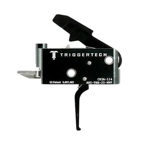 Le TRIGGERTECH AR15 offre une action à deux temps avec une technologie Frictionless Release, garantissant un tir précis et fiable dans toutes les conditions.