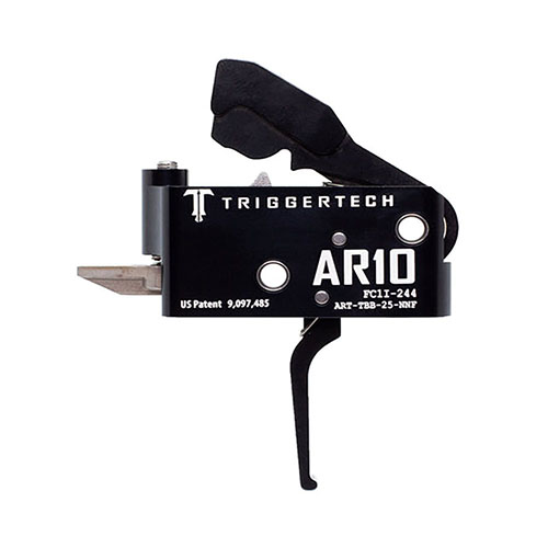 Le trigger TRIGGERTECH AR10 offre une action courte et précise, une fiabilité exceptionnelle et une résistance à la corrosion grâce à sa technologie Frictionless Release.