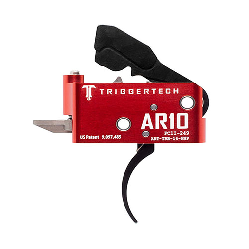 Le TRIGGERTECH AR10 offre une technologie Frictionless Release pour un tir précis, une action à deux étapes et une fiabilité exceptionnelle, même dans des conditions extrêmes.