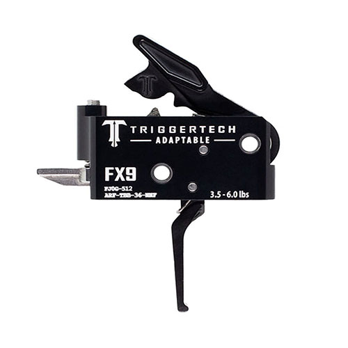 Le trigger FX9 de TRIGGERTECH offre une action à deux étapes, une fiabilité exceptionnelle et une technologie Zero Creep pour des tirs précis et constants.